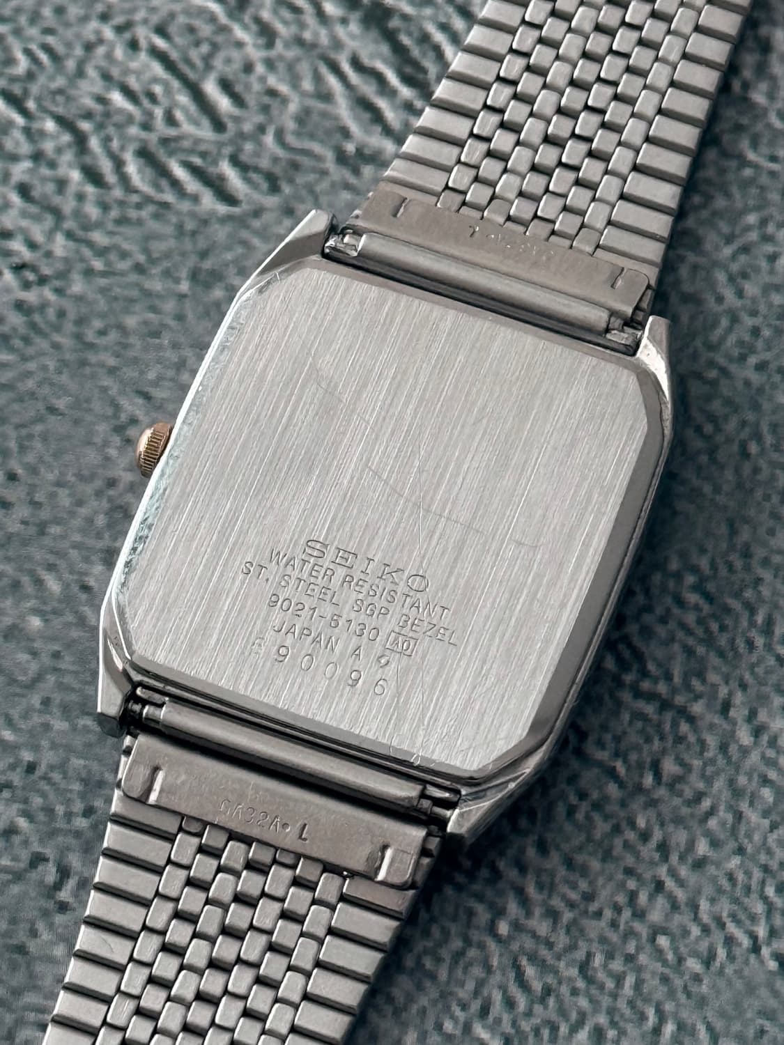 세이코 Seiko Chronos 쿼츠 콤비 스퀘어 상품이미지3