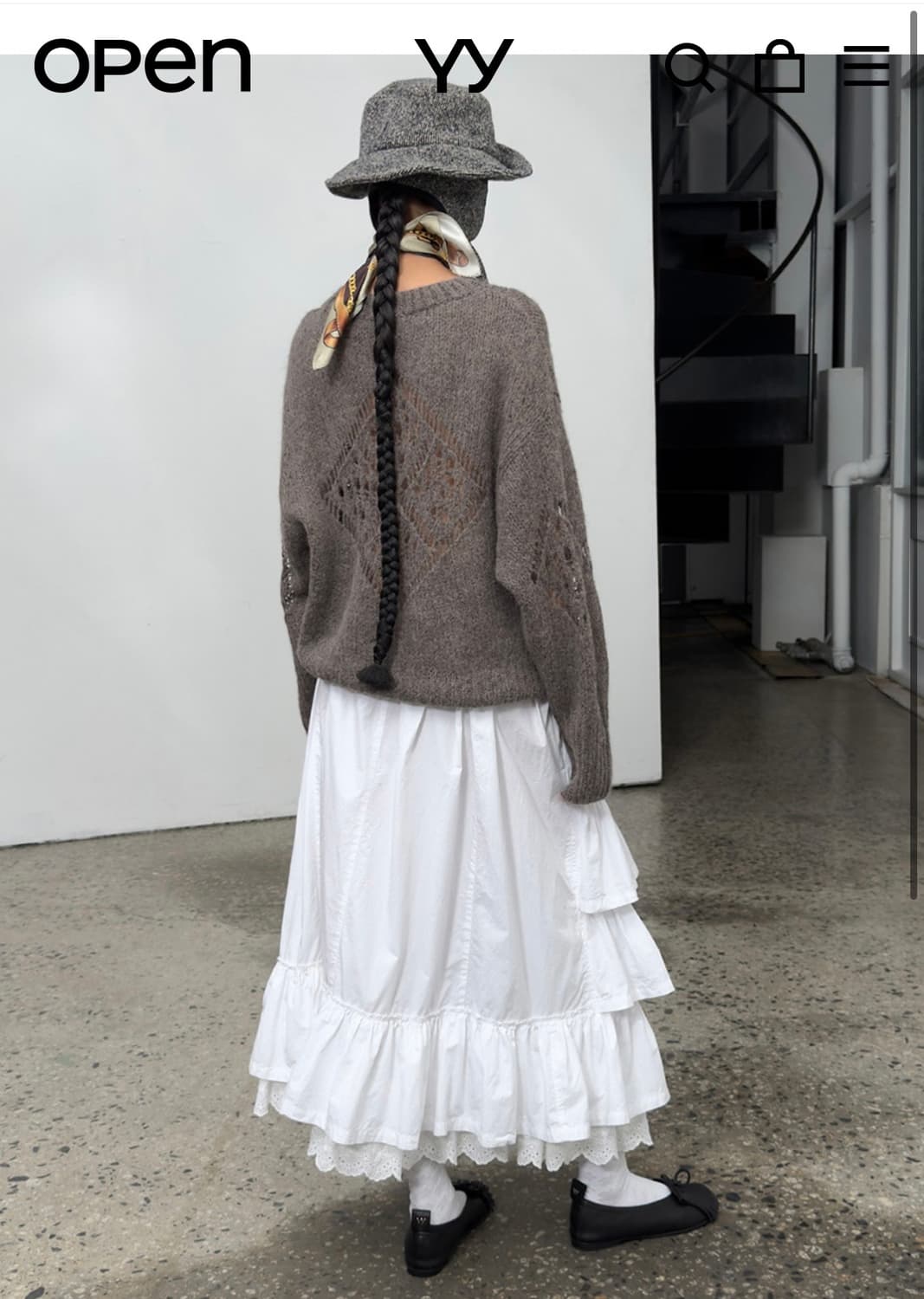 펀칭 니트 상품이미지3