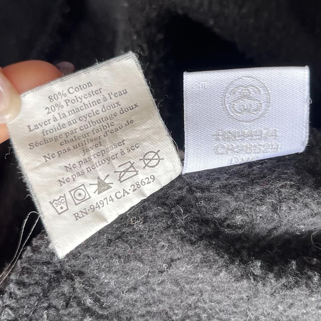 스투시 빅 스탁 인터네셔널 로고 블랙 크루넥 맨투맨 상품이미지8