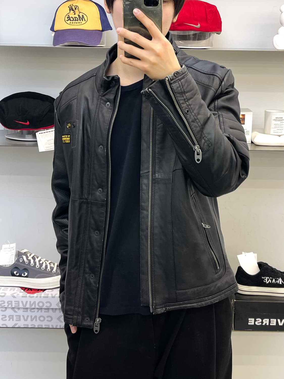 지 스타 로우 MFD 바이커 레더 자켓 상품이미지2