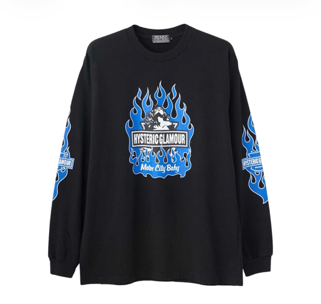 히스테릭 글래머 플레임 셔츠 XL (100-105) 상품이미지1