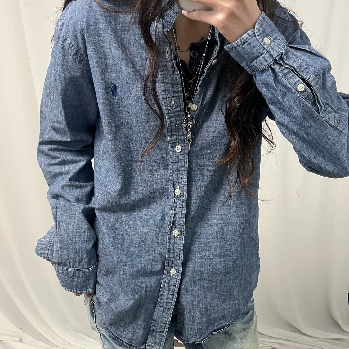 Polo Denim Shirt 상품이미지3