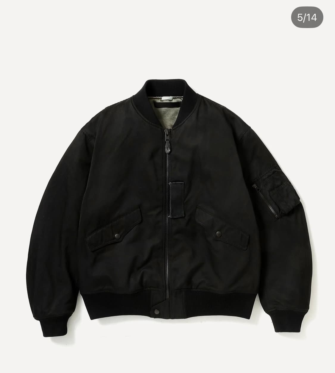 아프레쎄 빈티지실크 L-2B 플라이트자켓 상품이미지1