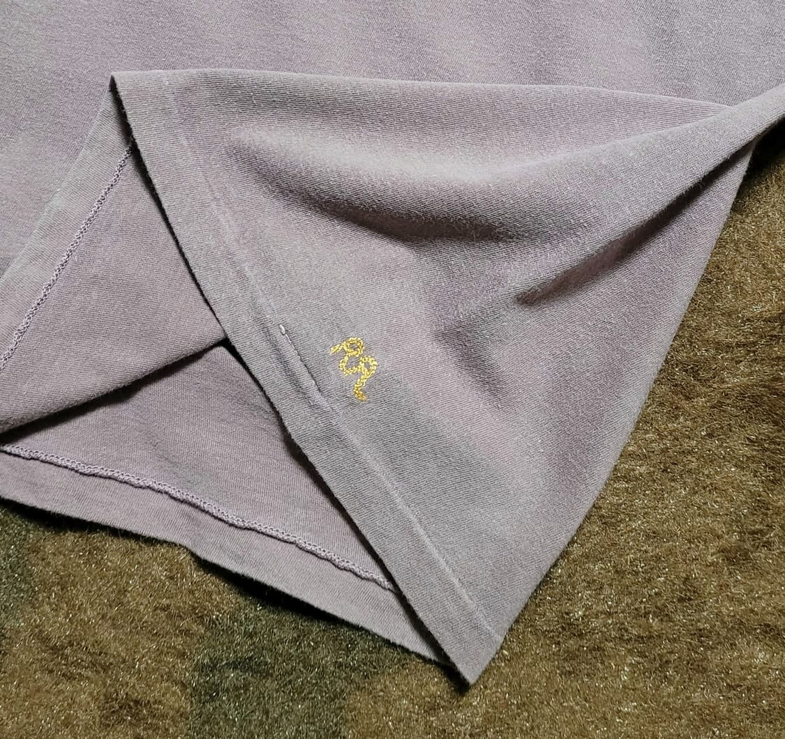 RRL 남성용 톤다운 라이트 퍼플 반팔티(L) 상품이미지6