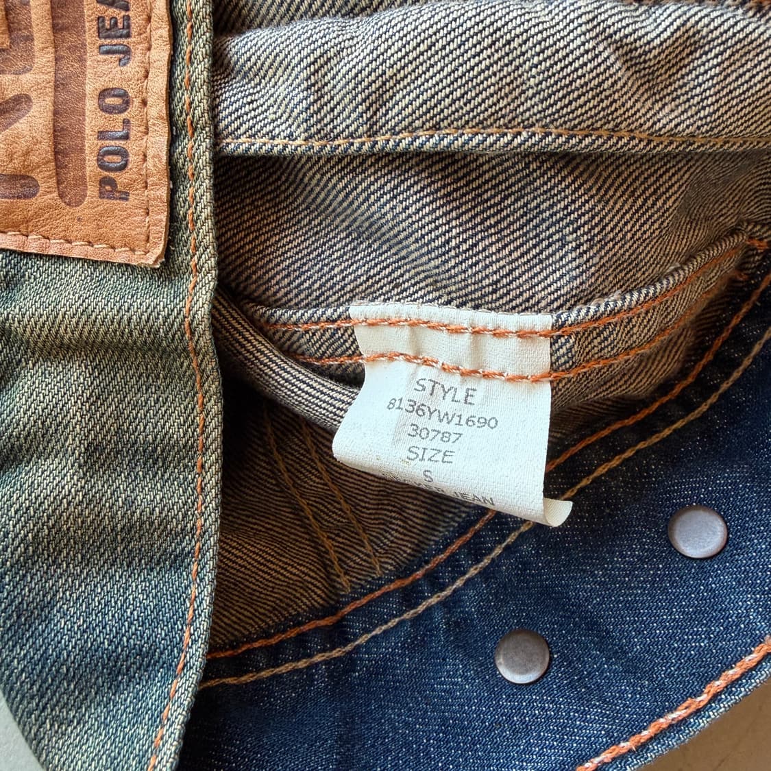 폴로 진스 페이드 웨스턴 데님 자켓 상품이미지8