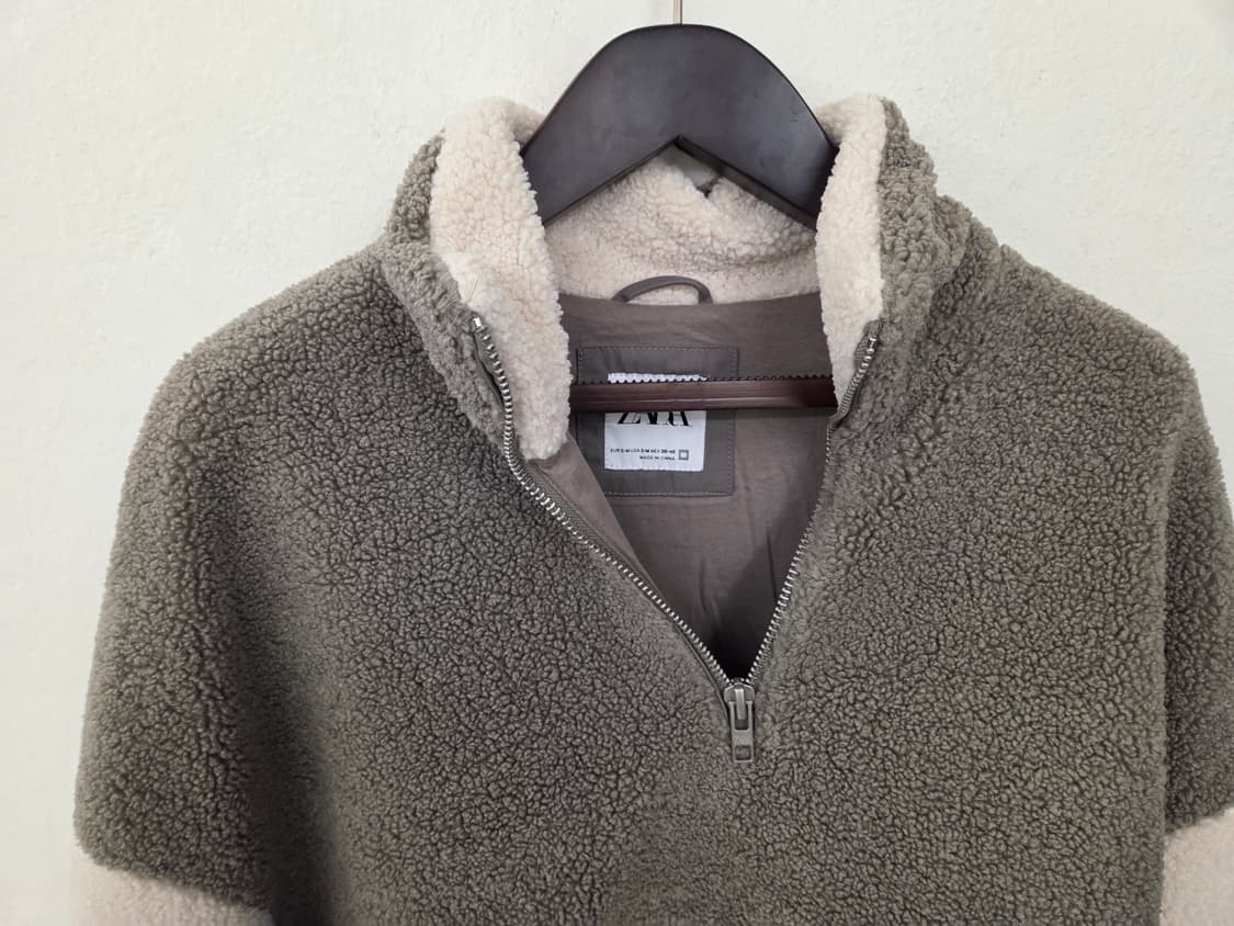 자라 뽀글이 반집업 아노락 상품이미지7