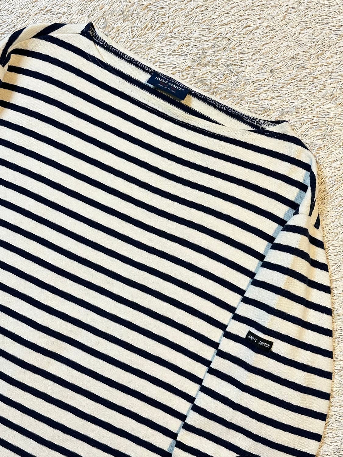 세인트제임스 SAINT JAMES 길도 엘보패치 스트라이프 긴팔 상품이미지2