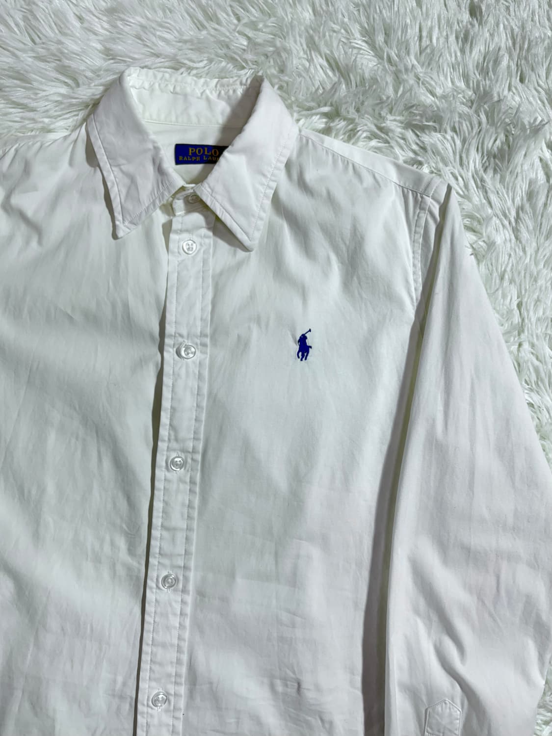 폴로 랄프로렌 네이비포니 화이트 셔츠  상품이미지4