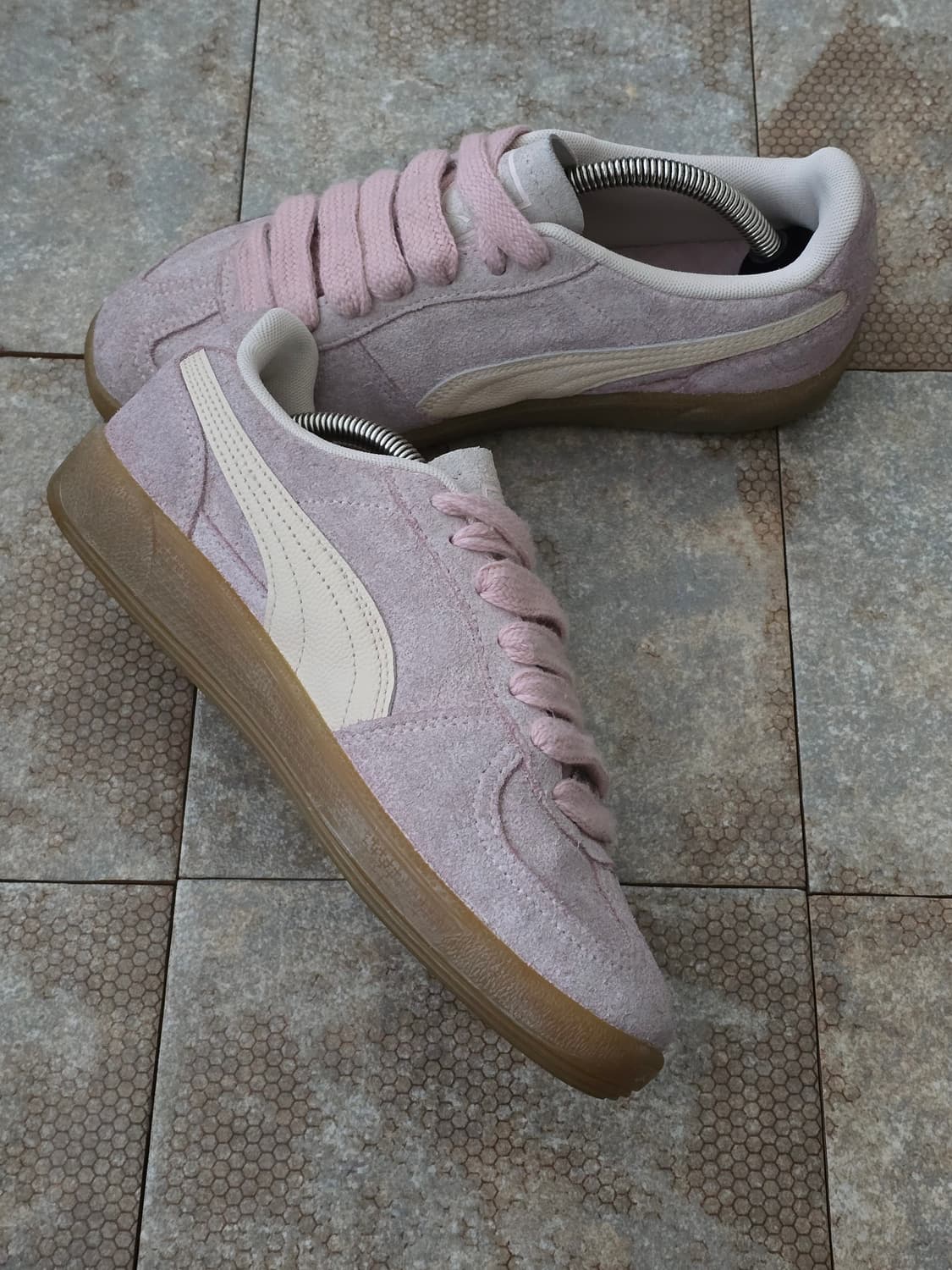 (250)푸마 팔레르모 헤어리 로즈쿼츠  상품이미지4