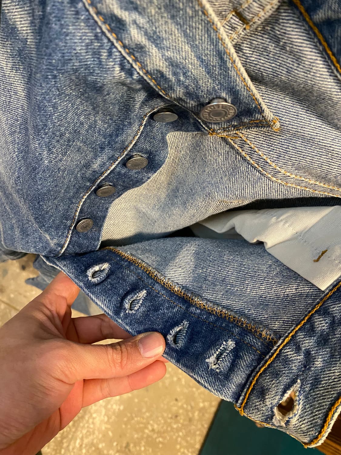 90S LEVI’S 501 USA 팬츠 35” 상품이미지7