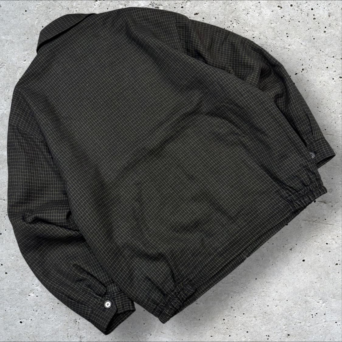 [105] 파올로구찌 체크 패턴 자켓 블루종 C250 상품이미지2