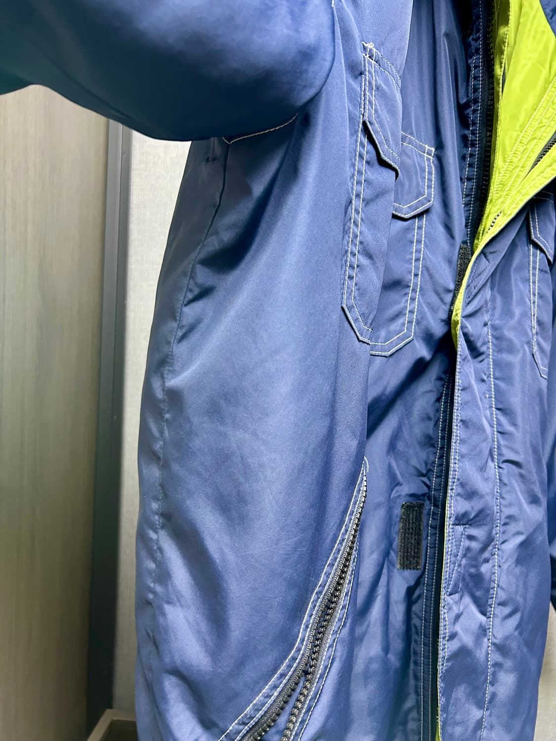 라코스테 남성 야상 방한 자켓 네이비 M 상품이미지4