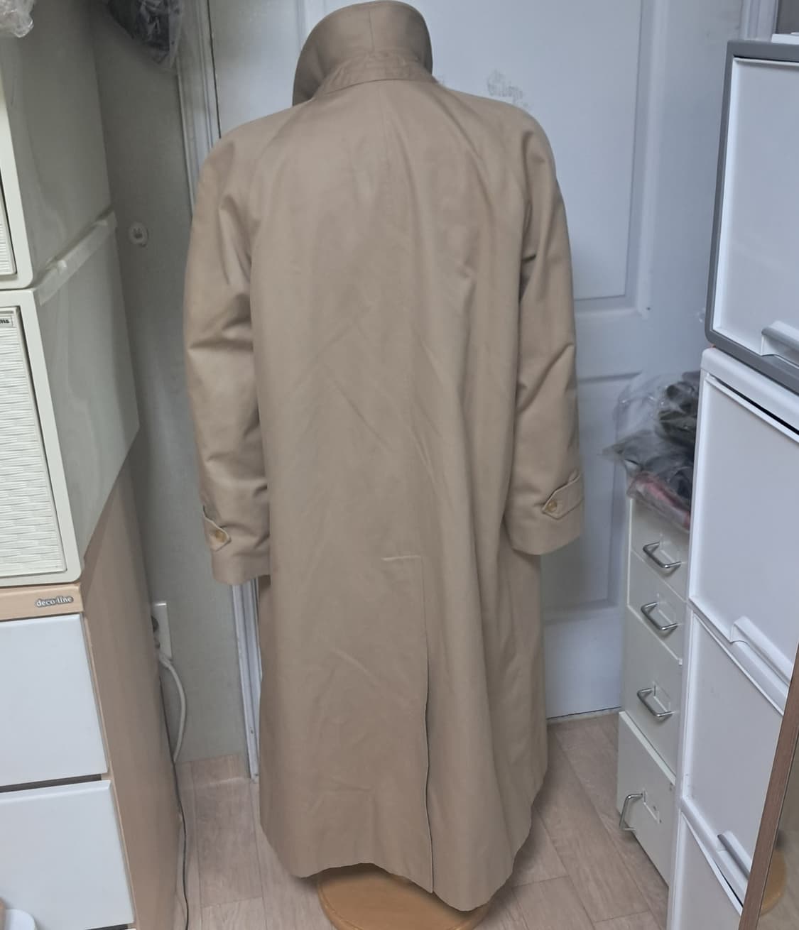 버버리 런던 정품 빈티지 트렌치 코트 12 LONG(약 66~날씬77 상품이미지3