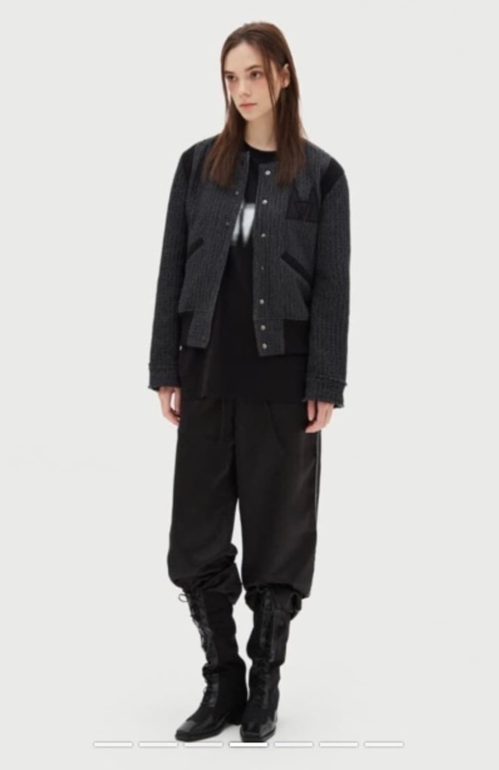 [F]마뗑킴 심볼 스타디움 점퍼 자켓 상품이미지7