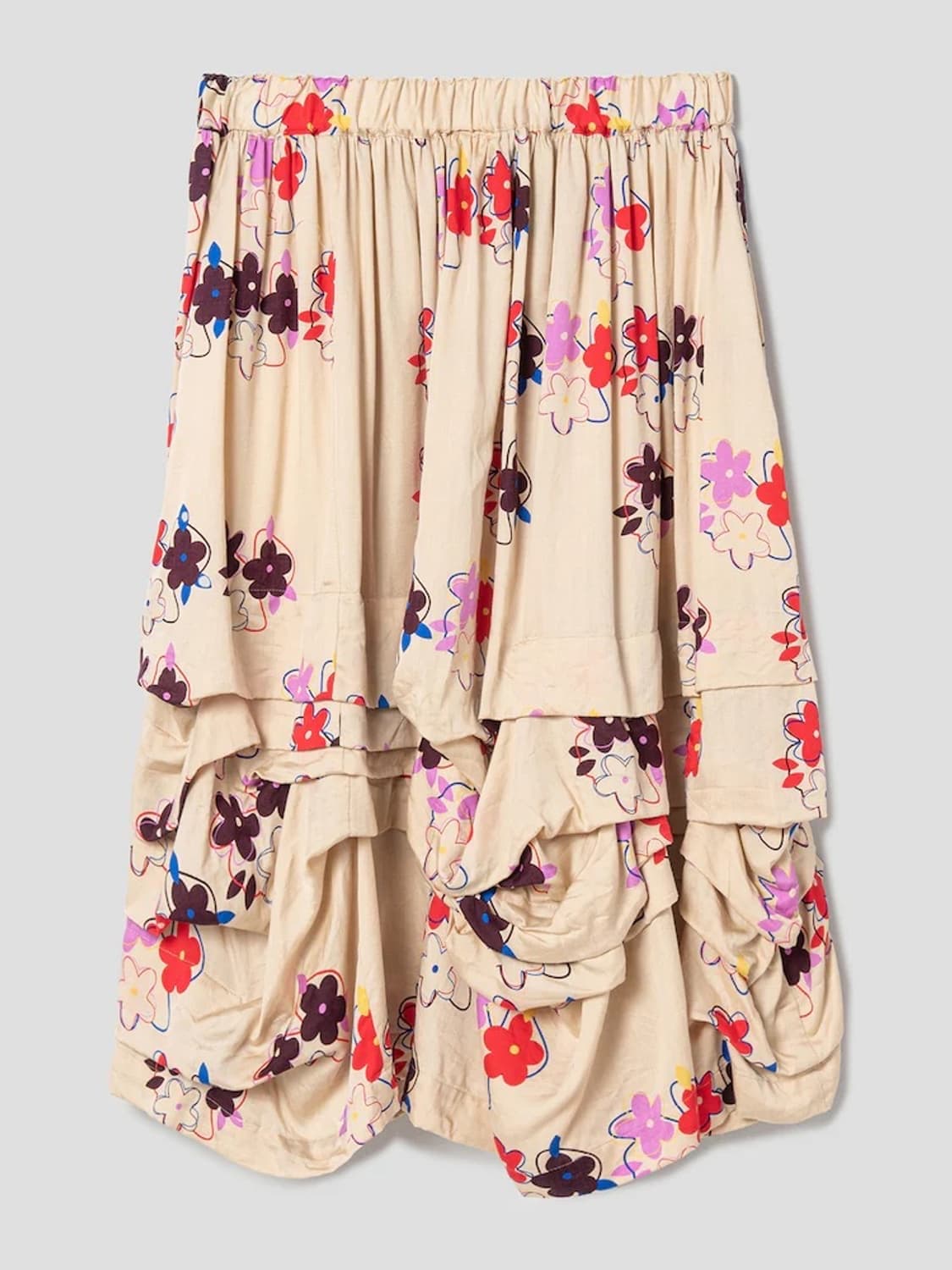 꼼데가르송 플로럴 스커트 상품이미지1