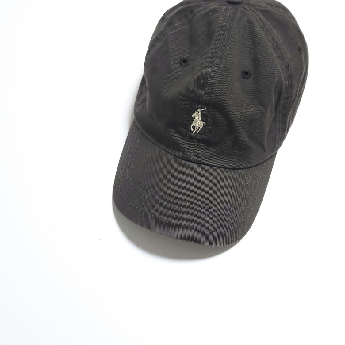 폴로 90s 워시드 레더 스트랩 치노 볼캡 캡모자 상품이미지2