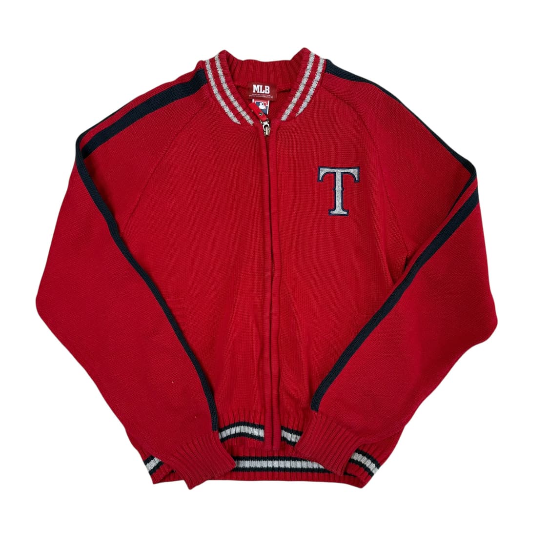 MLB 택사스 레인저스 니트 집업 상품이미지1