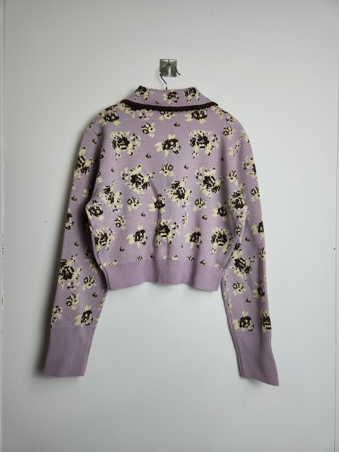 (마가린핑거스)패턴 피케 니트 상품이미지6