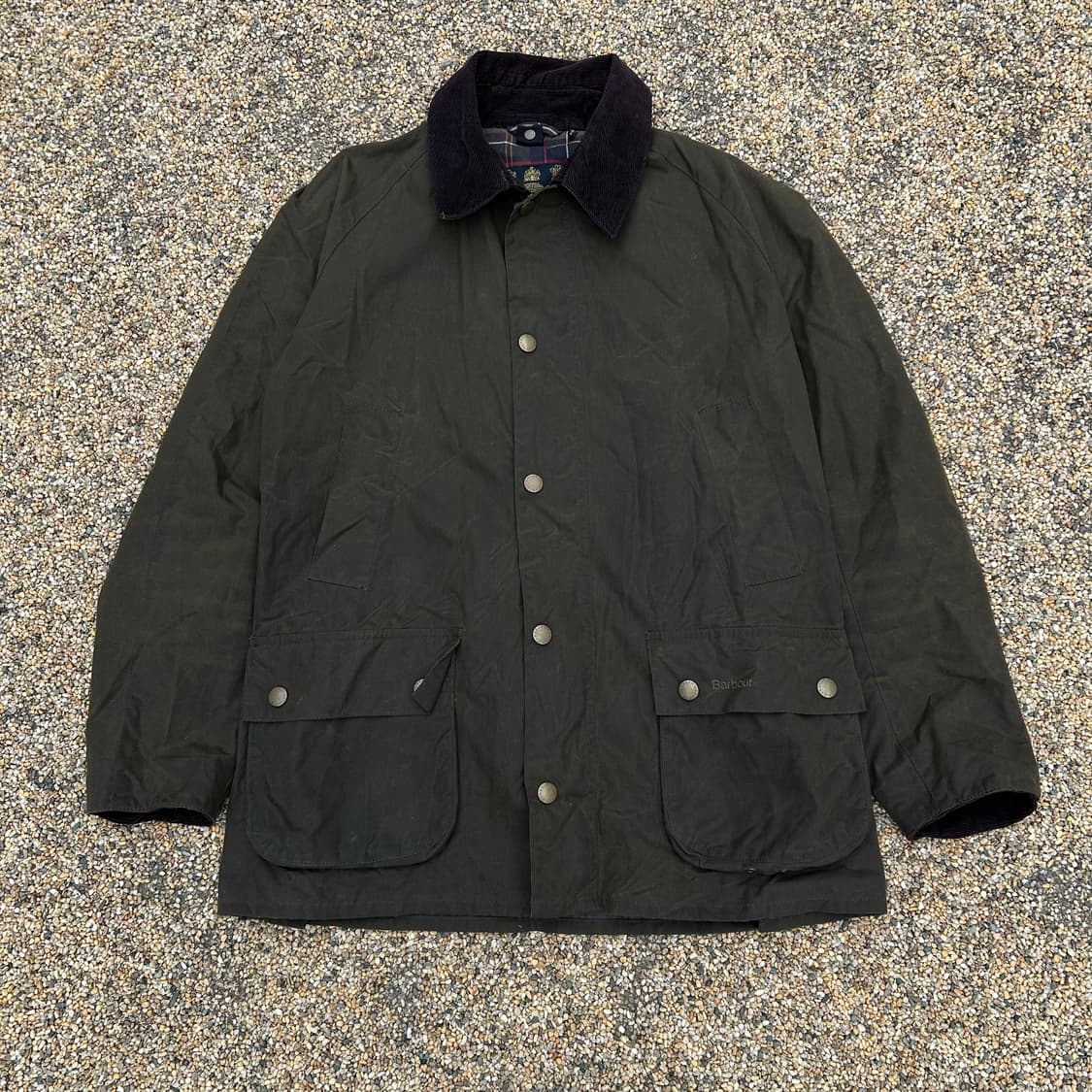 바버(barbour) 올리브 왁스 비드넬 자켓 상품이미지1