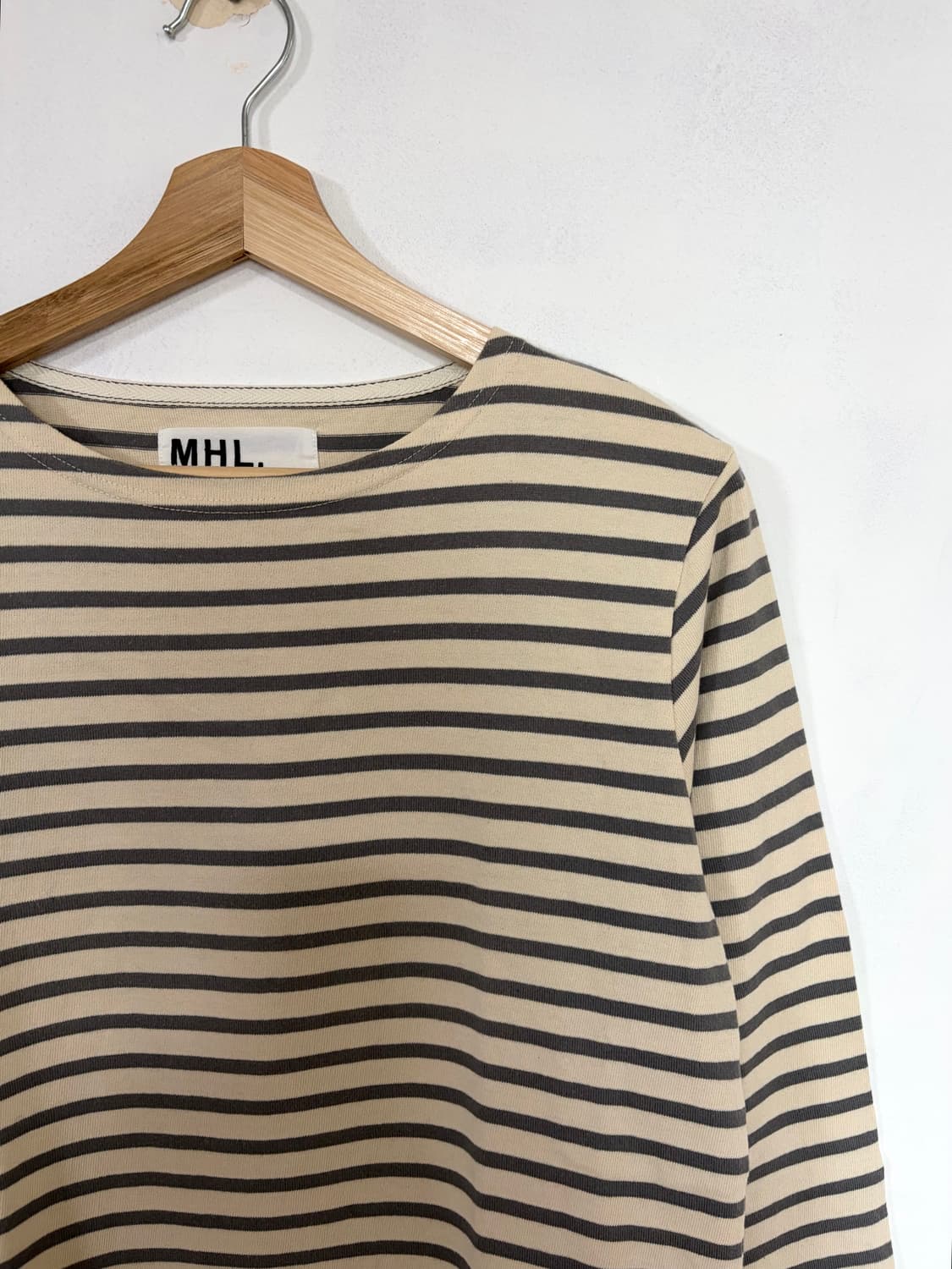 MHL. 마가렛 호웰 스트라이프 긴팔 티셔츠 (M) 상품이미지3