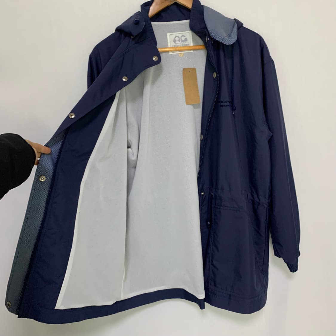 courrèges 꾸레쥬 네이비 후드 바람막이 점퍼 11 사이즈 상품이미지7