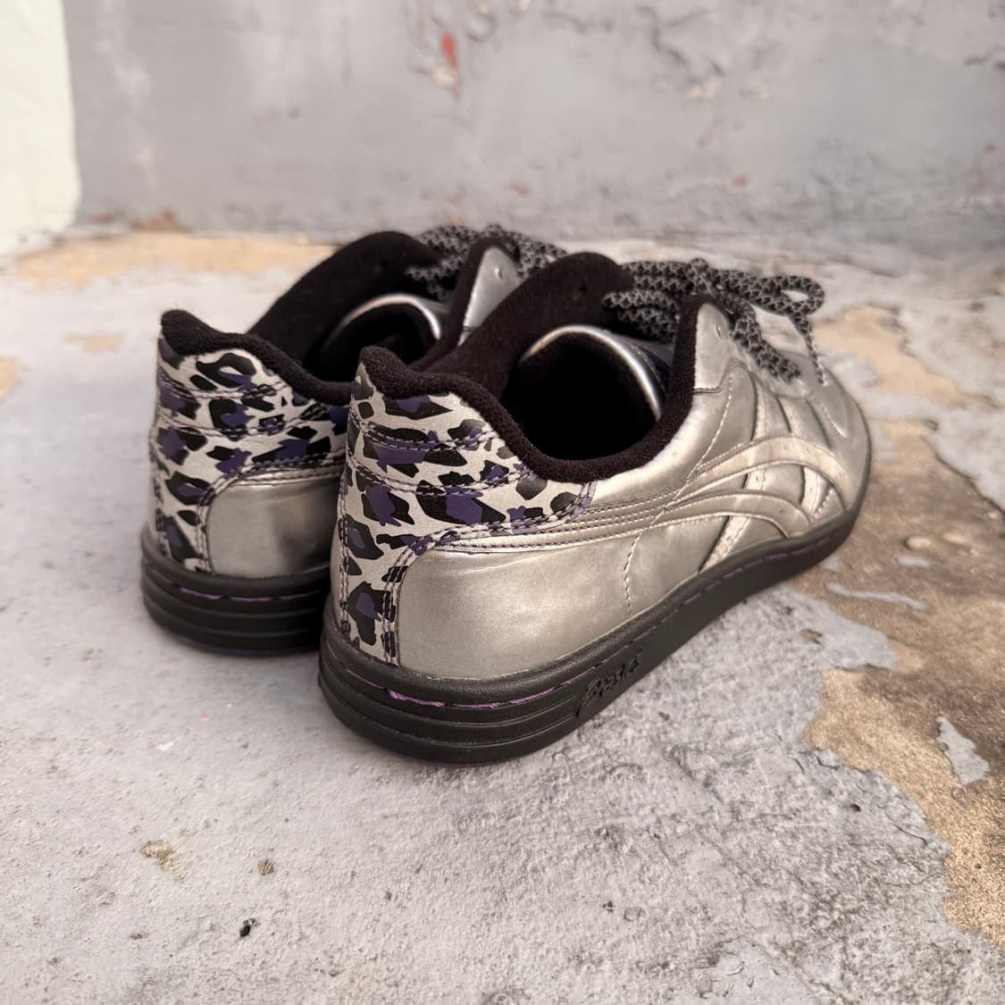 00s 빈티지 아식스 실버 스니커즈 상품이미지2