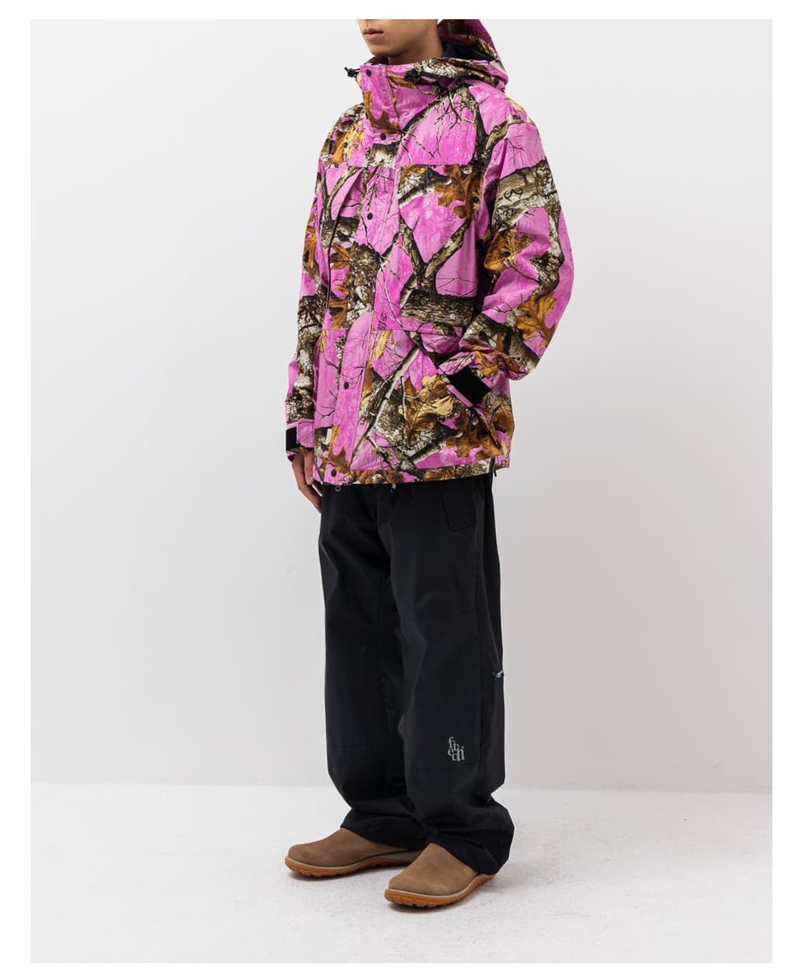 페치선데이 리얼트리 엣지 쉘 자켓 핑크 XL 상품이미지3