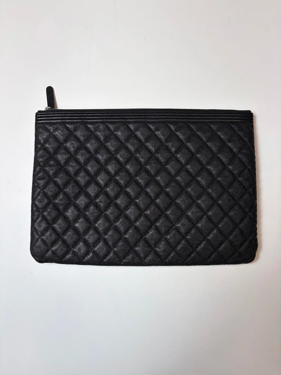 샤넬 CHANEL 캐비어 보이 클러치백 Q1496 상품이미지7