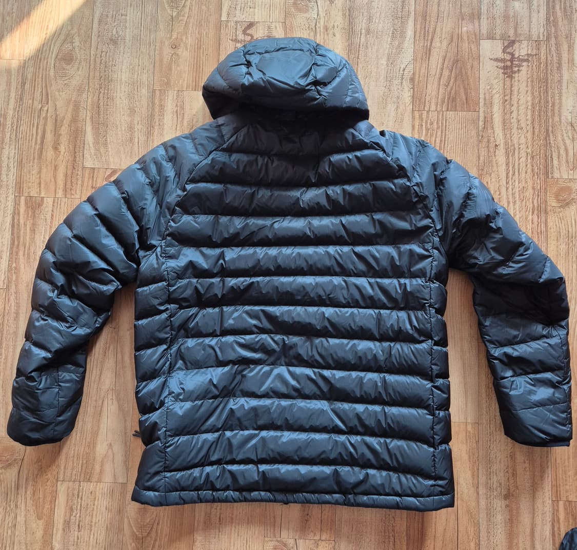 [XL] 페더다운 그리드 경량 패딩 블랙 상품이미지5