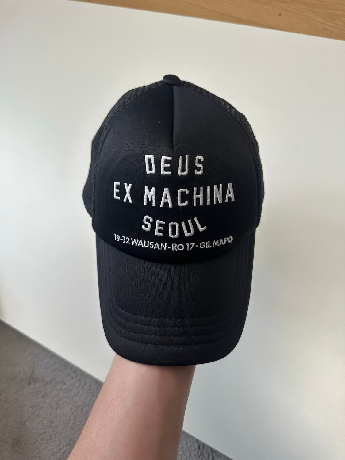 데우스 엑스 마키나 서울 블랙 볼캡 상품이미지1