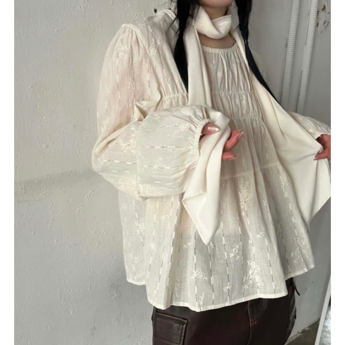 김아홉 레이스 블라우스 상품이미지1