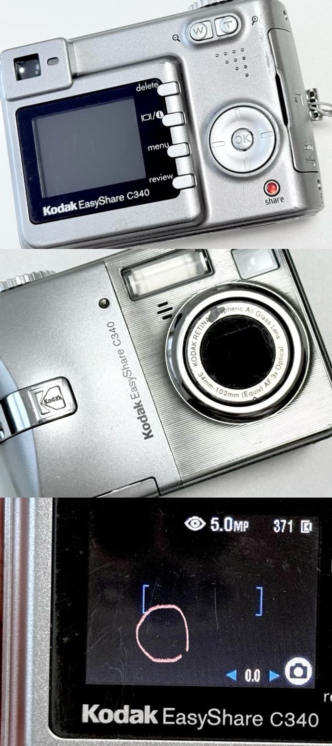 코닥 이지쉐어 C340 빈티지 디지털카메라 상품이미지8