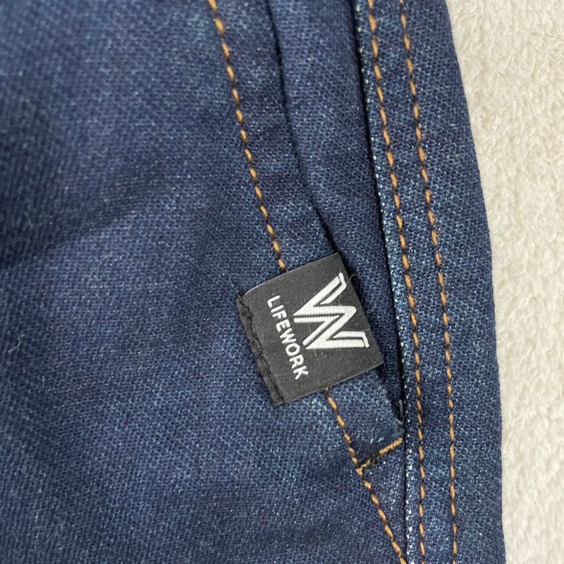 L 라이프워크 데님 카고조거팬츠 바지 상품이미지4