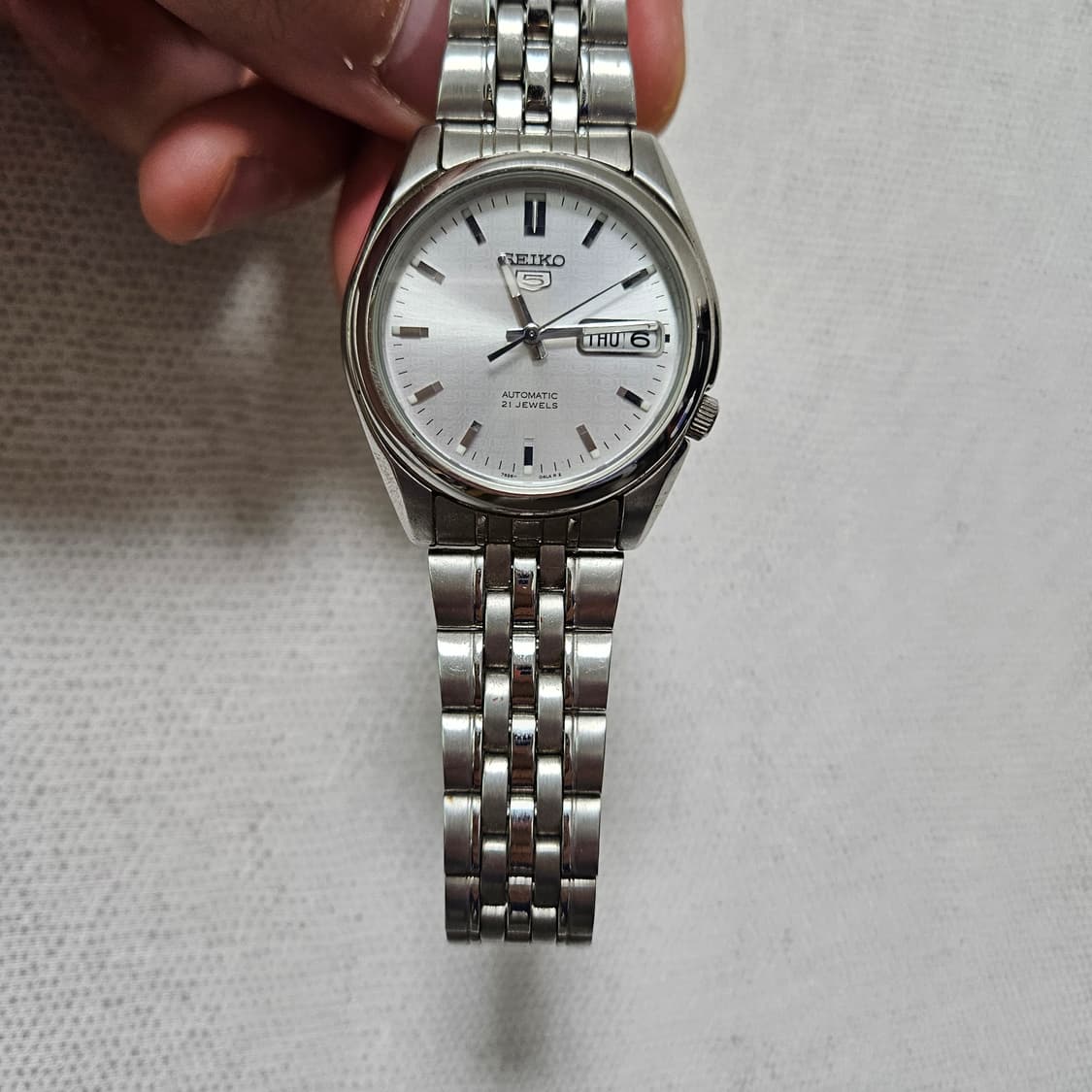 세이코 5 오토매틱 21석 시계 Automatic 21 jewels 상품이미지5
