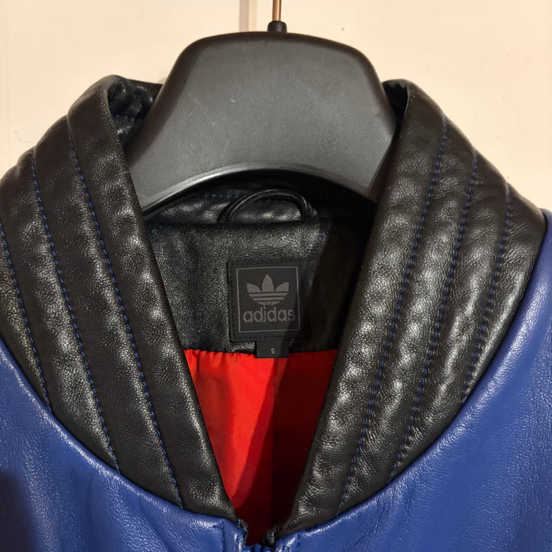 00s Adidas Run Dmc Leather Jacket 상품이미지4