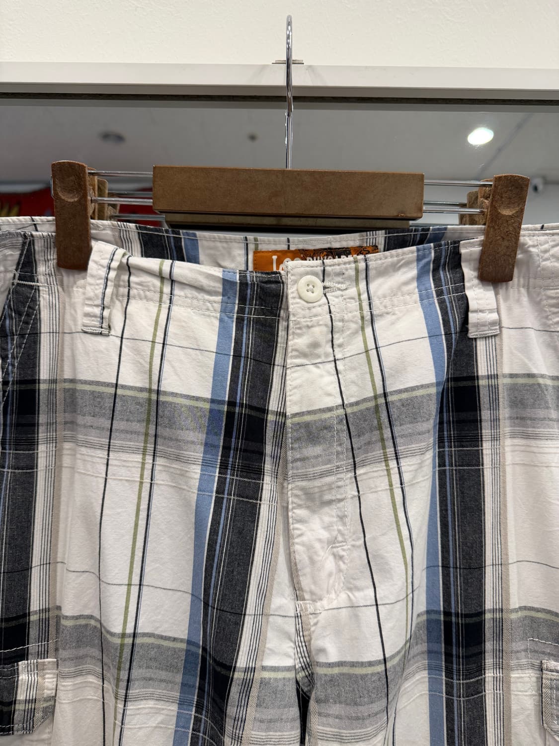 Lee 리 던가리 카고 체크 하프 팬츠 (38inch) 상품이미지2