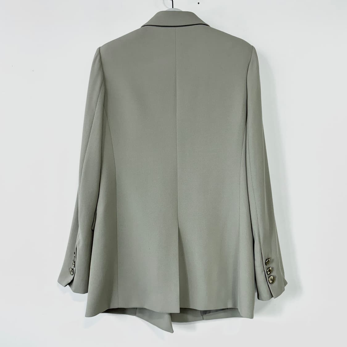 타임 TIME 로고 버튼 울 블레이저 상품이미지6