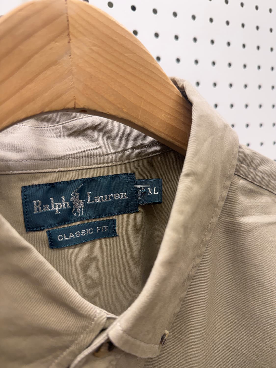 폴로 랄프로렌 카키 버튼다운 셔츠 U466 상품이미지4