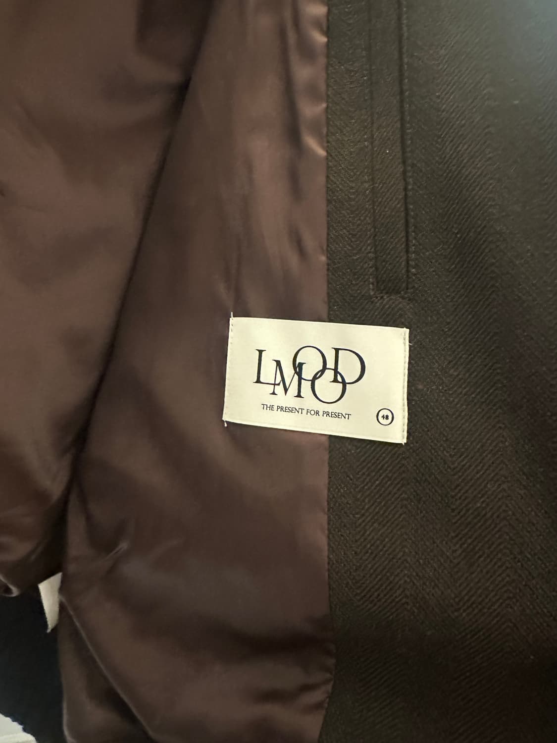 거의 새상품) 엘무드 크로아상 블루종 점퍼 카멜 상품이미지4