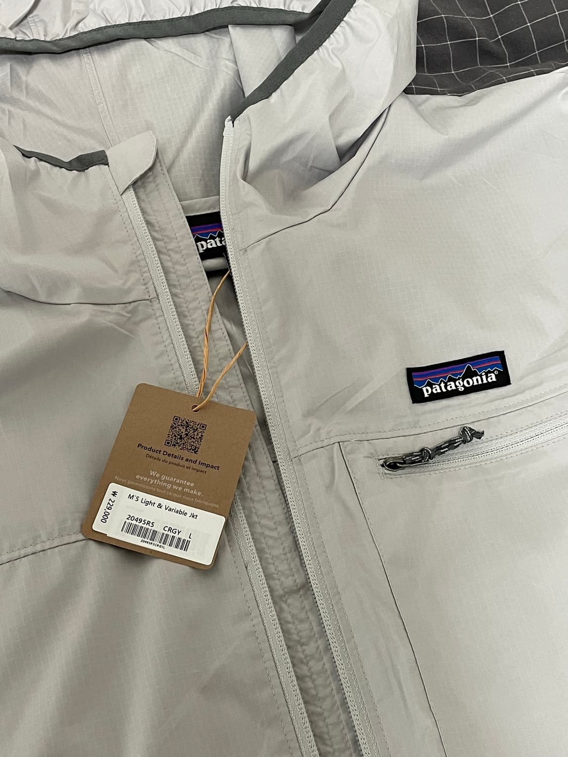 파타고니아 라이트 배리어블 자켓 L 상품이미지1