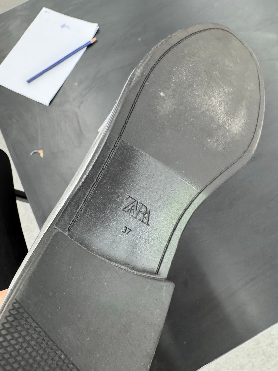 여성용 자라 실버 로퍼(240) 상품이미지5