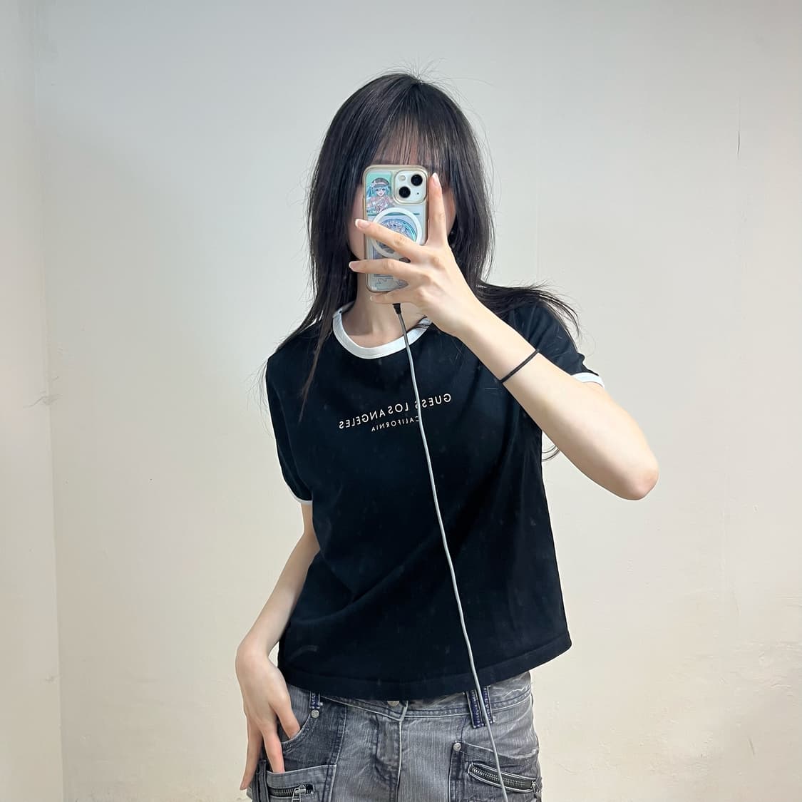 Guess ringer t-shirt  상품이미지1
