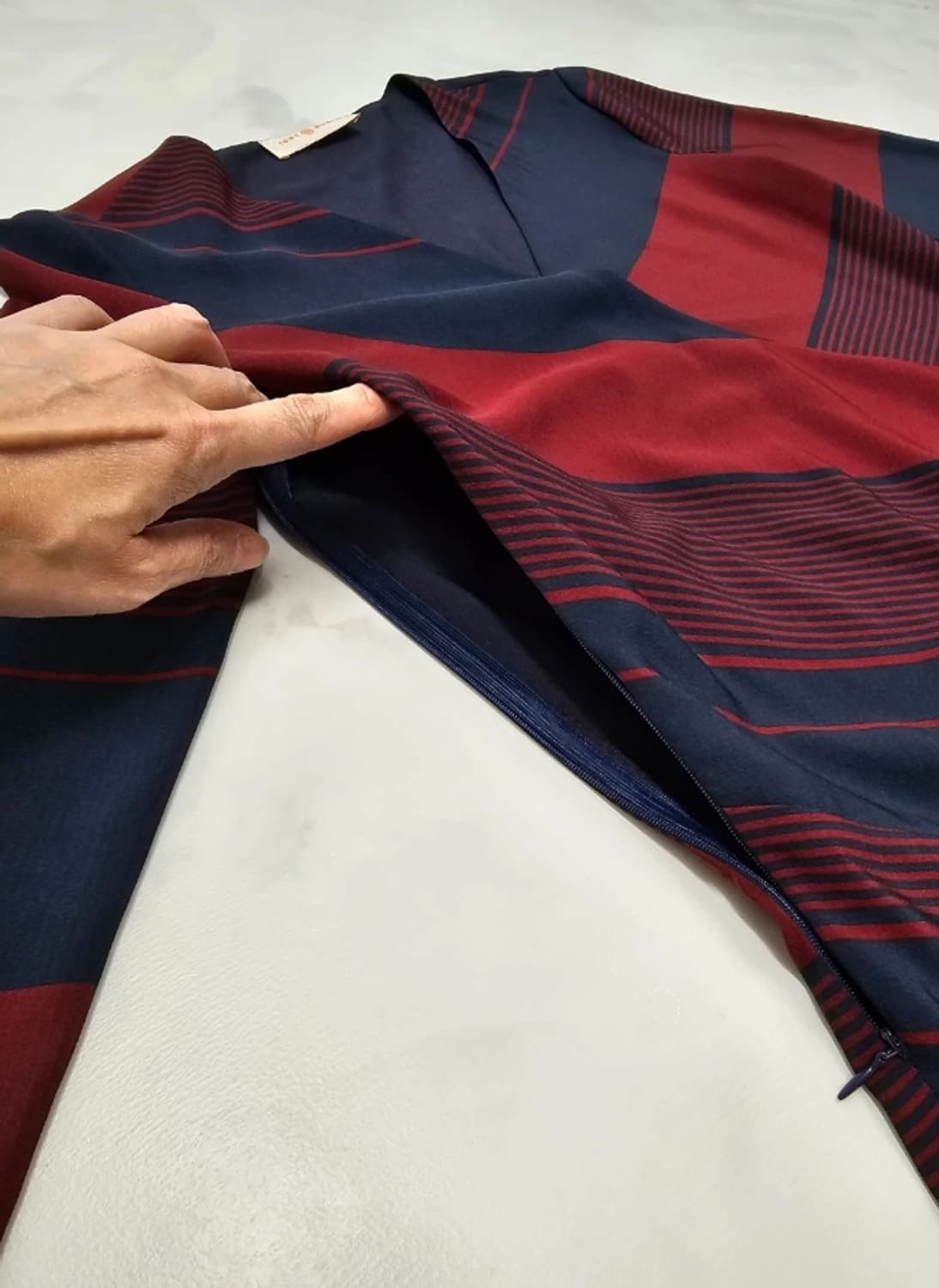 토리버치 스트라이프 롱 원피스 ~55반 상품이미지5