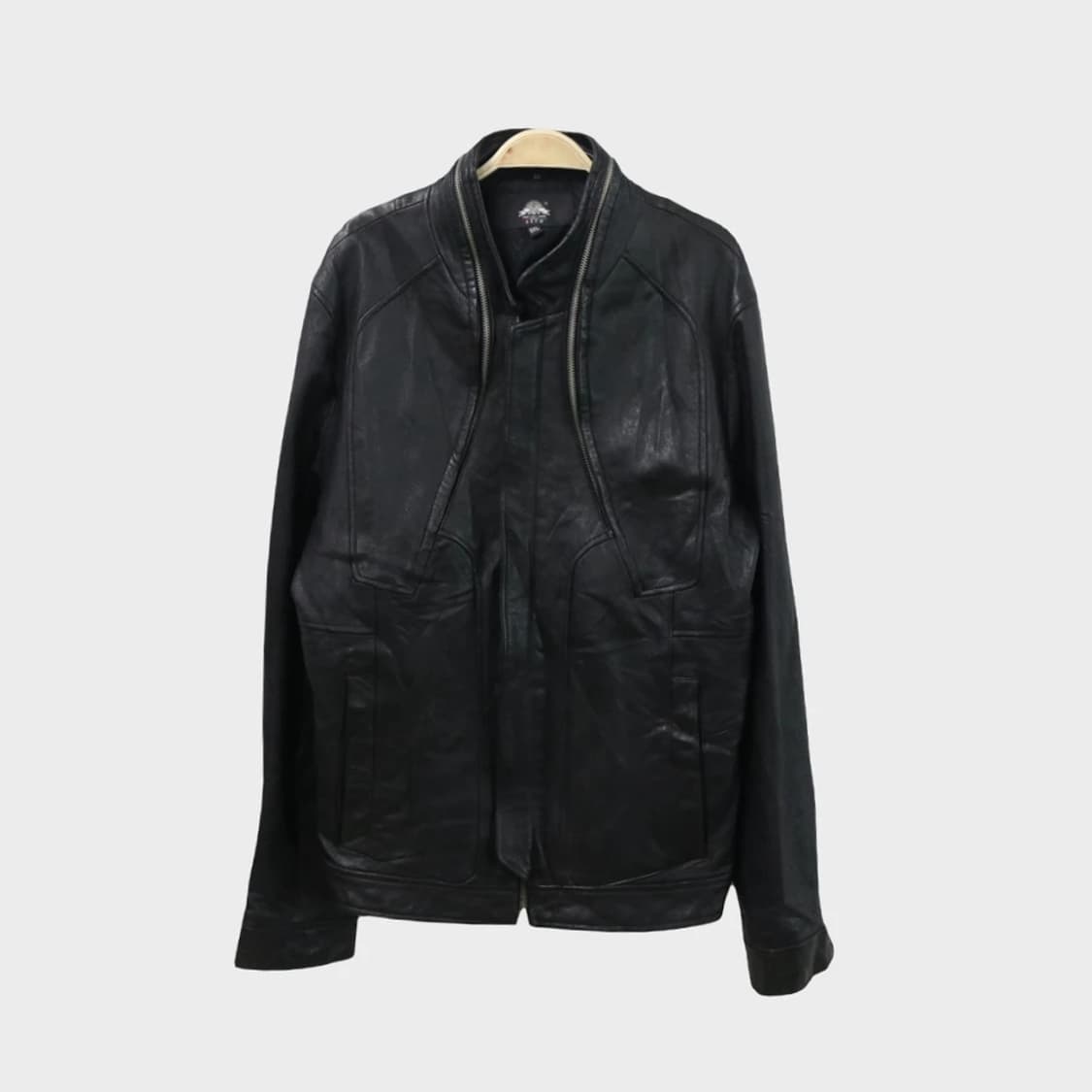 Zipper neck Lamb Leather 양가죽 자켓 상품이미지1