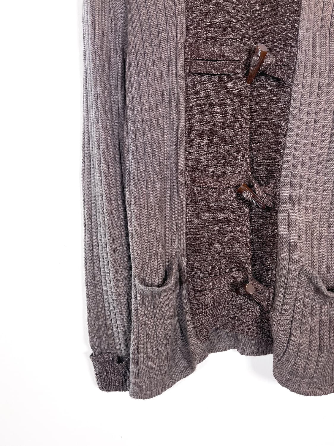 빈티지 인디핑크 토글 니트 가디건 상품이미지6