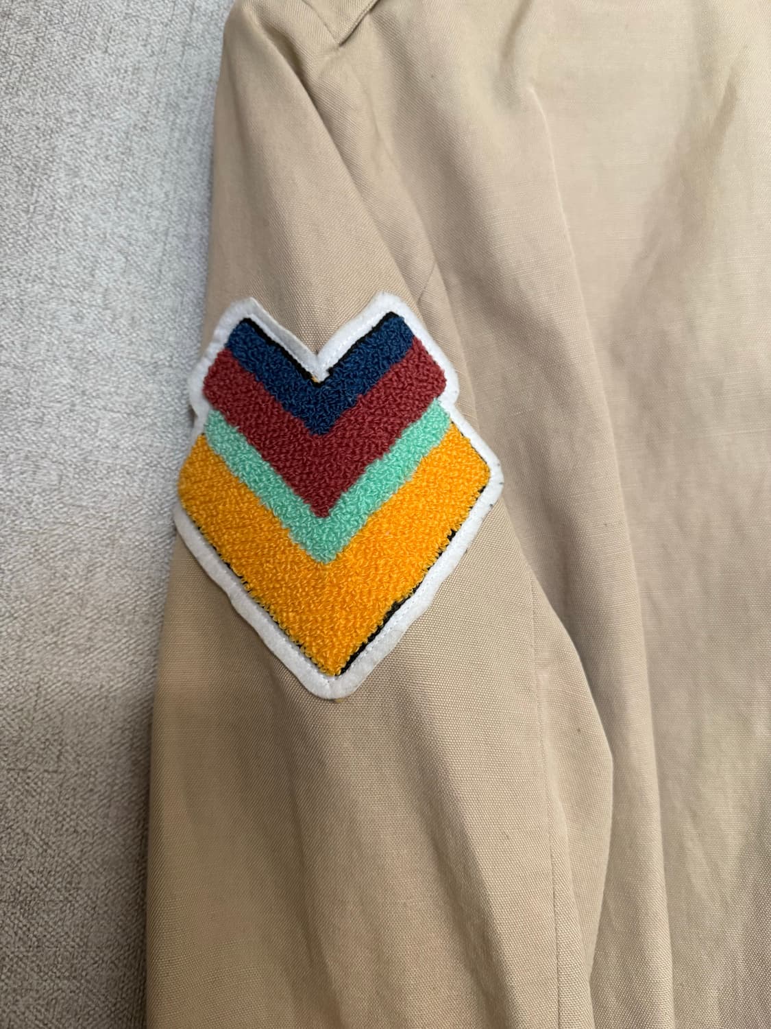 빔바이롤라 패치 워크 트랜치 자켓 상품이미지5