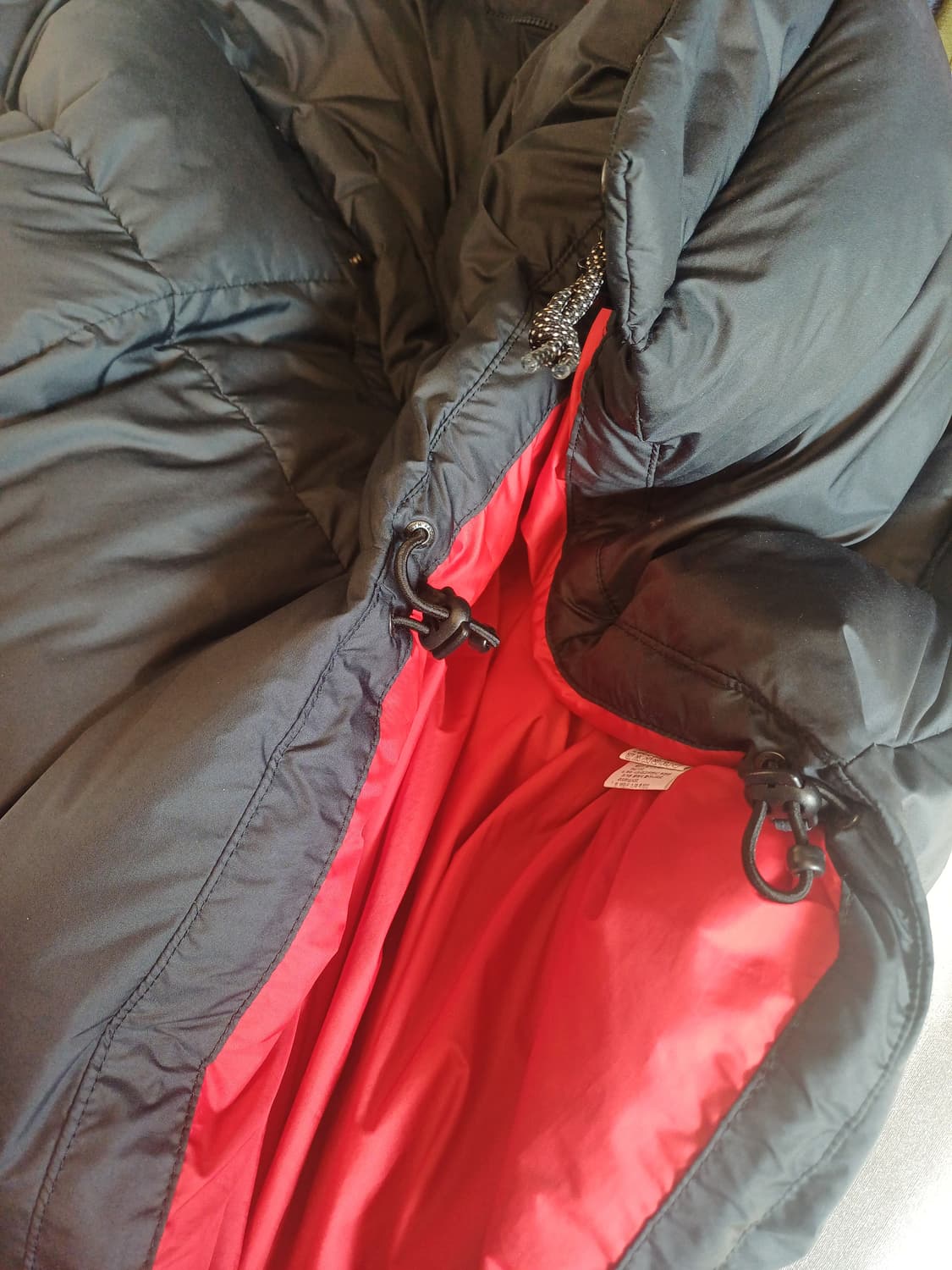 [XL] 노스페이스 리버톤 티볼 블랙 패딩 (블랙/레드) 상품이미지6