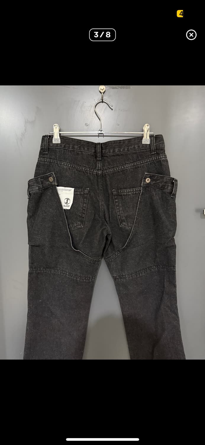Double waist denim trousers 상품이미지5