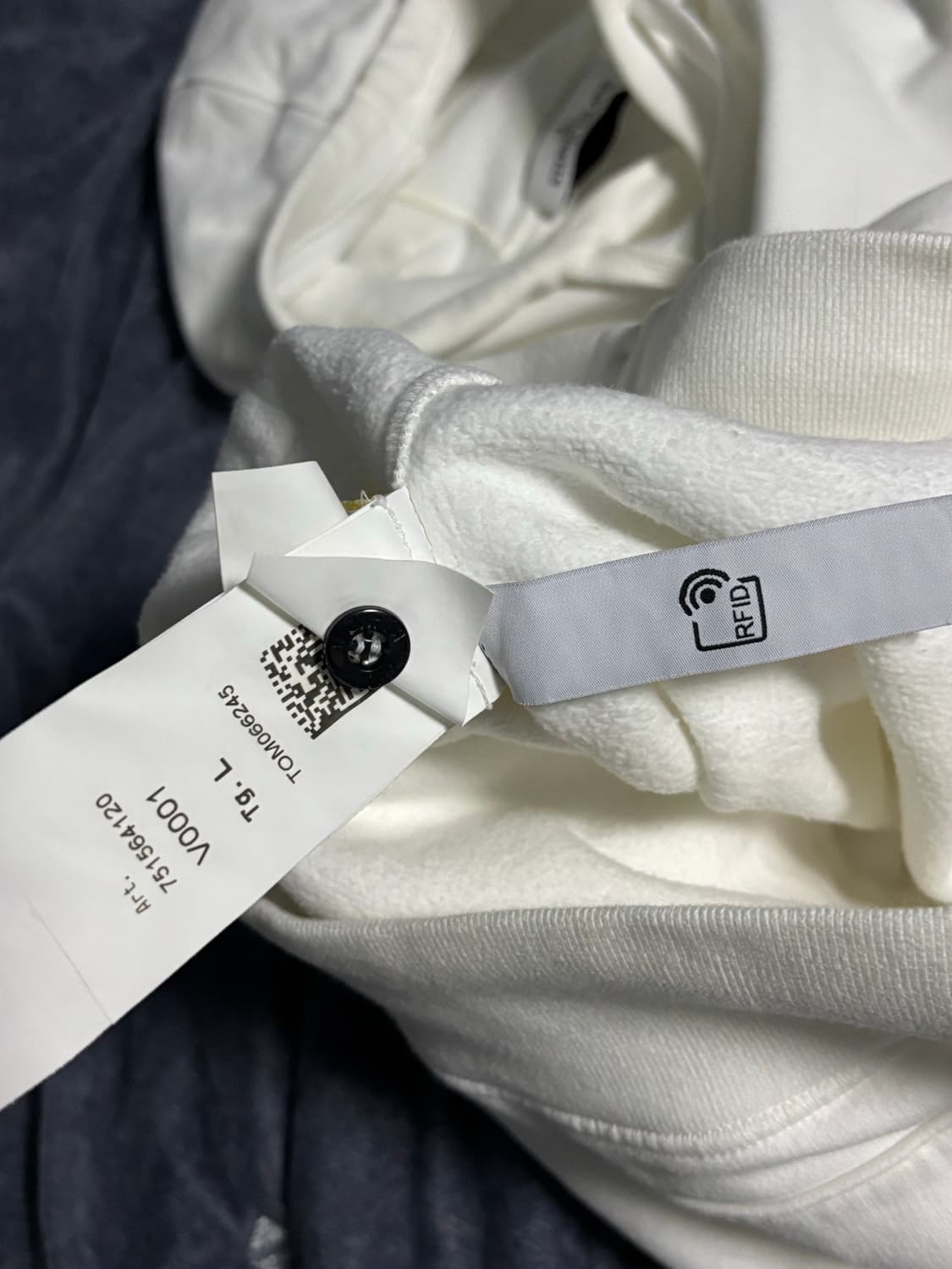 24fw 스톤아일랜드 화이트 후드티 상품이미지5