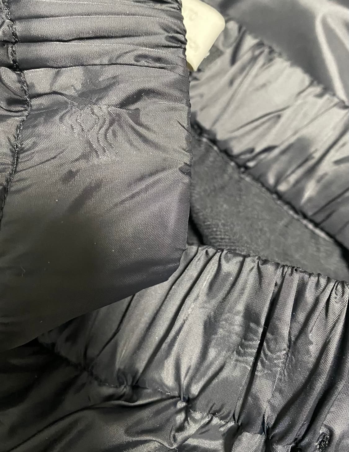 [m] 아모멘토 NYLON FLEECE JOGGER PANTS 블랙 상품이미지5